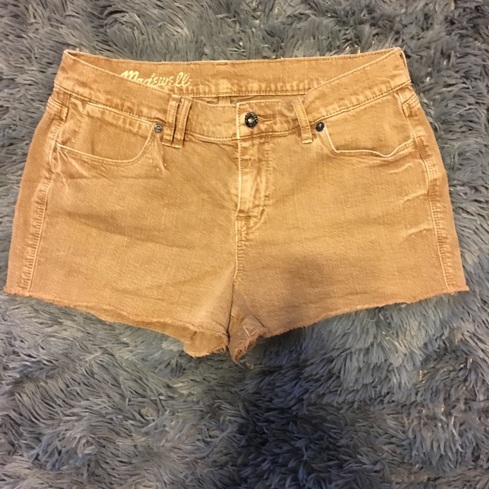 Madewell mini jean shorts